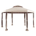 Garden Winds Replacement Canopy Top Cover for Messner Isle Hexagon Gazebo  RipLock 350