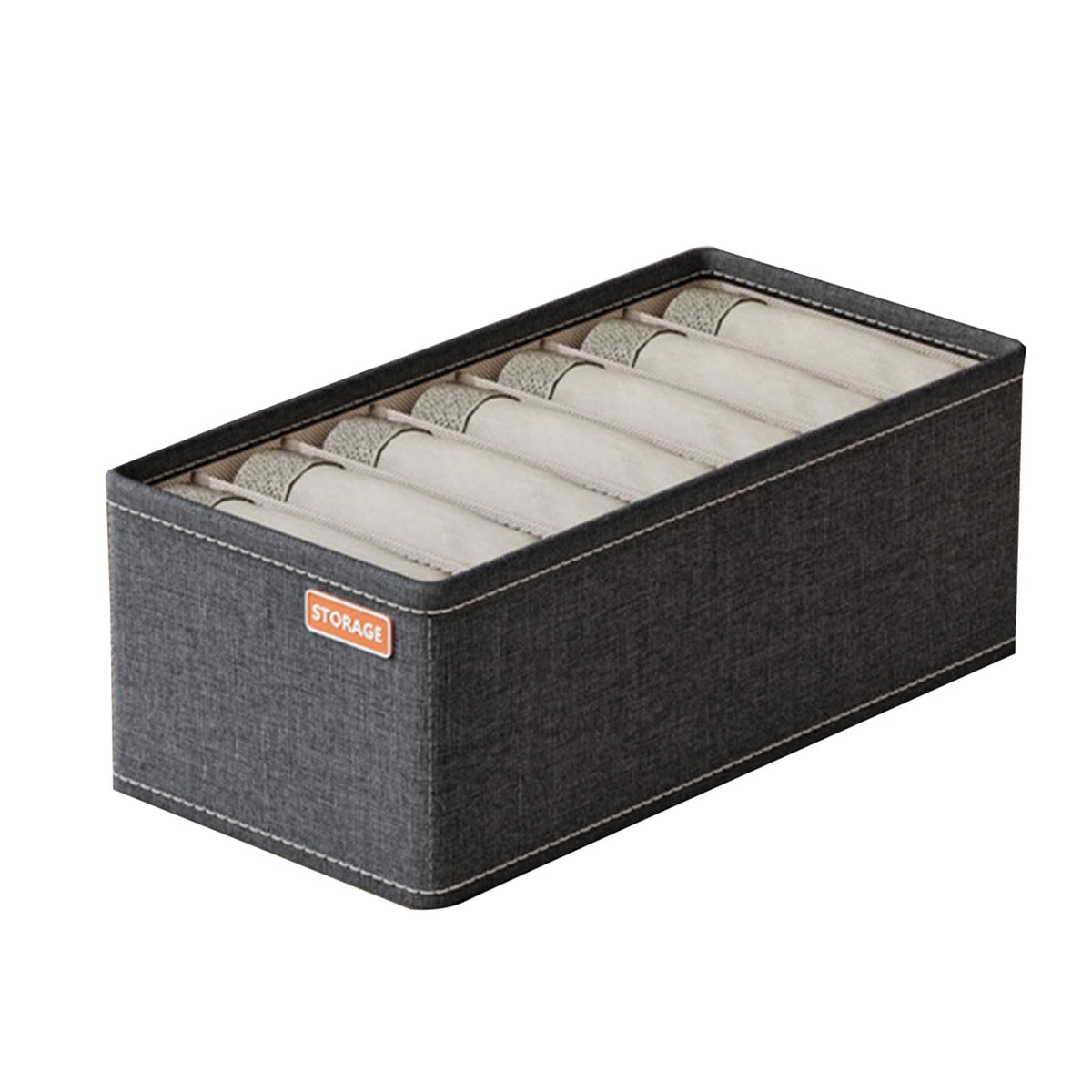 JAGTRADE Storage Box Sock Underwear Organizer Dividers 6/7/20 Cell Cabinet Closet Storage Box for Storing Socks Underwear Ties J