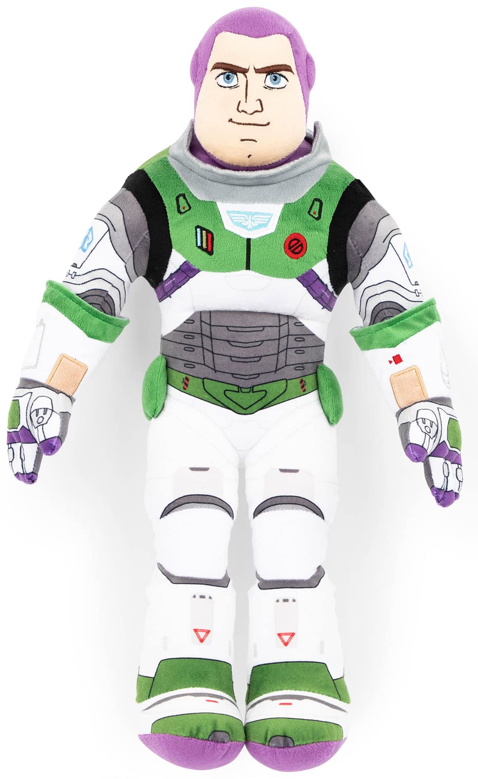Jay Franco Disney Pixar Lightyear Buzz Lightyear Stuffed Pillow Buddy - Super Soft Polyester Microfiber, 22 Inch (Official Disne