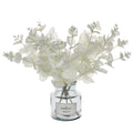 Tinsow 5 Pcs Artificial Eucalyptus Branches Real Touch Leaf Stem White Faux Eucalyptuses Wedding Bouquet Centerpiece Christmas H