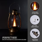 Reperla Mini Lanterns 6-Pcs Led Small Lanterns Decorative Indoor Outdoor Hanging Lantern Decorative Candle Lanterns Farmhouse De