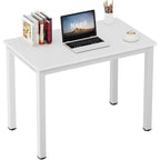 Need Small Table - 31.5 Inch Study Desk For Narrow Spaces,Sturdy And Heavy Duty Study Workstation For Laptop-Easy Assembly Homework Desks Ac3Dw8040