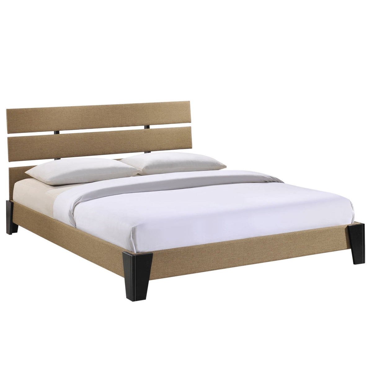 Lexmod Zoe Bed Frame, Queen, Latte