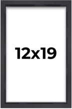 12x19 Shadow Box Frame Contemporary Black | 1'' Depth of Usable Space| Interior Size 12x19 or 19x12 Inches| UV Resistant Acrylic