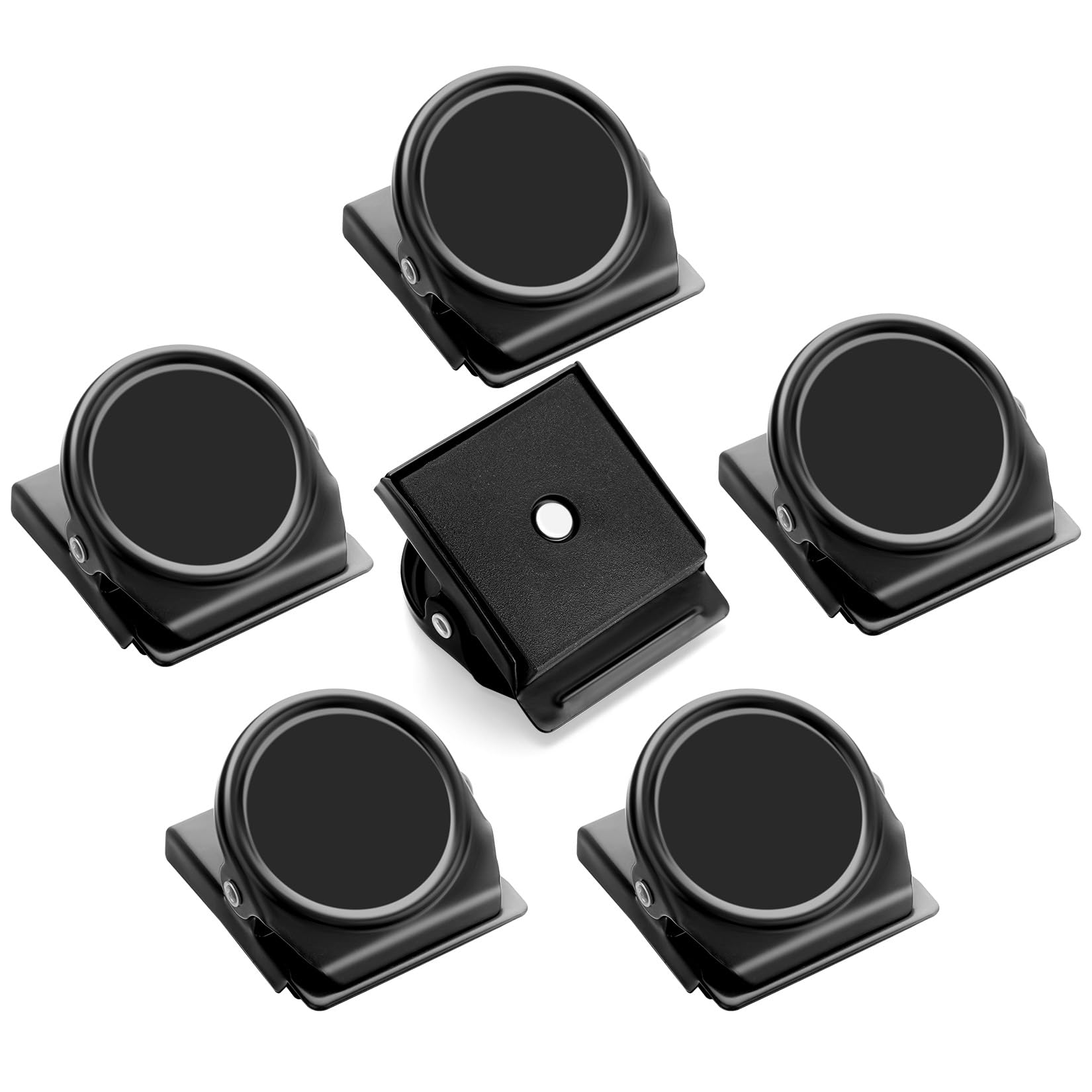 Grtard 6 Pack Magnetic Clips, Strong Fridge Magnets,Clip With Magnet,Heavy Duty Refrigerator Magnets, Magnet Clips For Fridge Pe