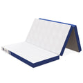 Avenco Trifold Mattress, 4 Inch Folding Mattress Queen Size, Memory Foam Foldable with Removable Cover & Detachable for Floor Be