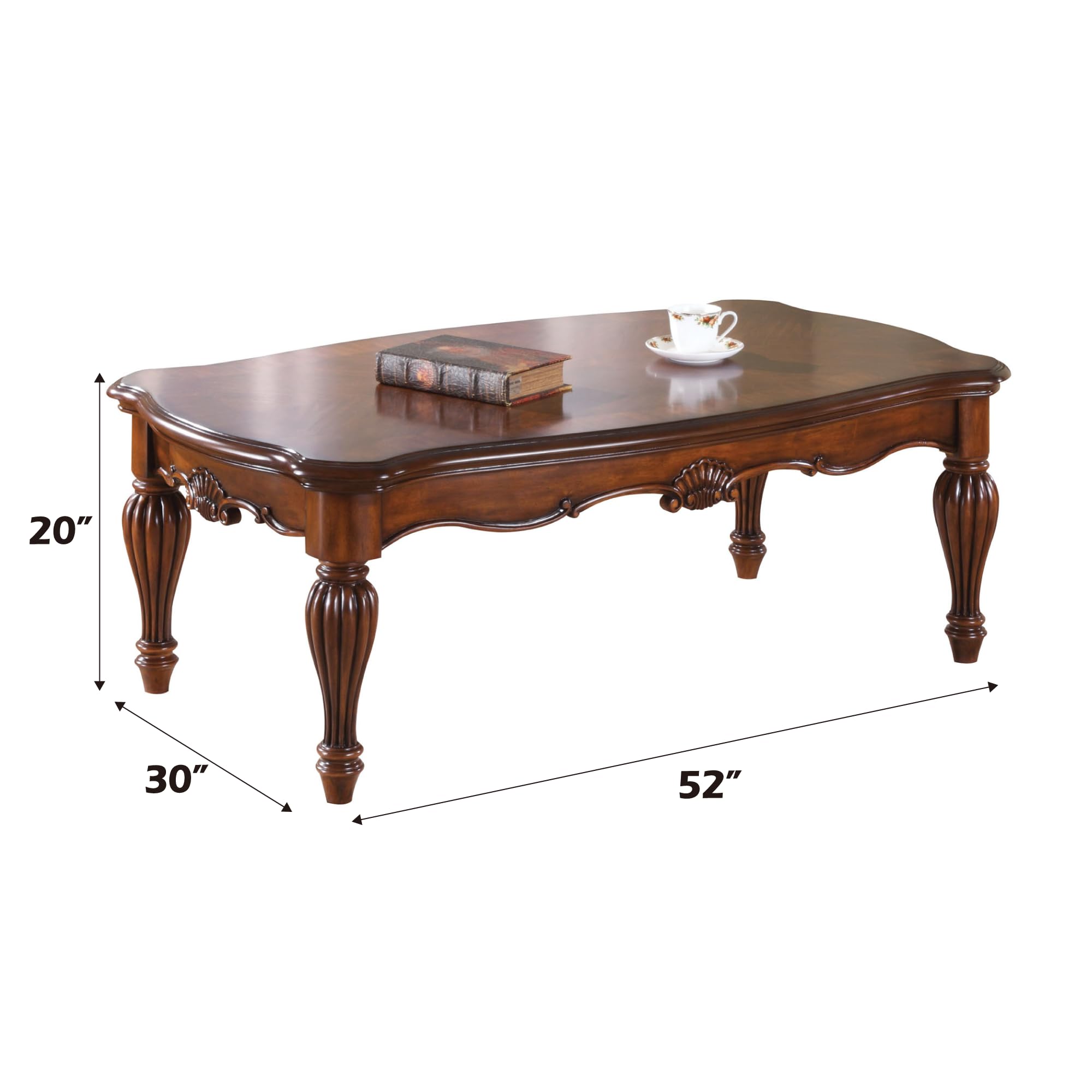 Acme Dreena Coffee Table, Cherry Finish