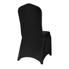 Algaiety Spandex Chair Cover,12Pcs,Chair Covers,Living Room Chair Covers,Removable Chair Cover Washable Protector Stretch Chair Cover For Party, Banquet,Wedding Event,Hotel(Black)