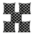 Bmrgifts Soft Fabric Decorative Designer Printed Cushion Cover Decorations For Sofa Living Room 24 X 24 Inch Set Of 5 Multi (Cc2