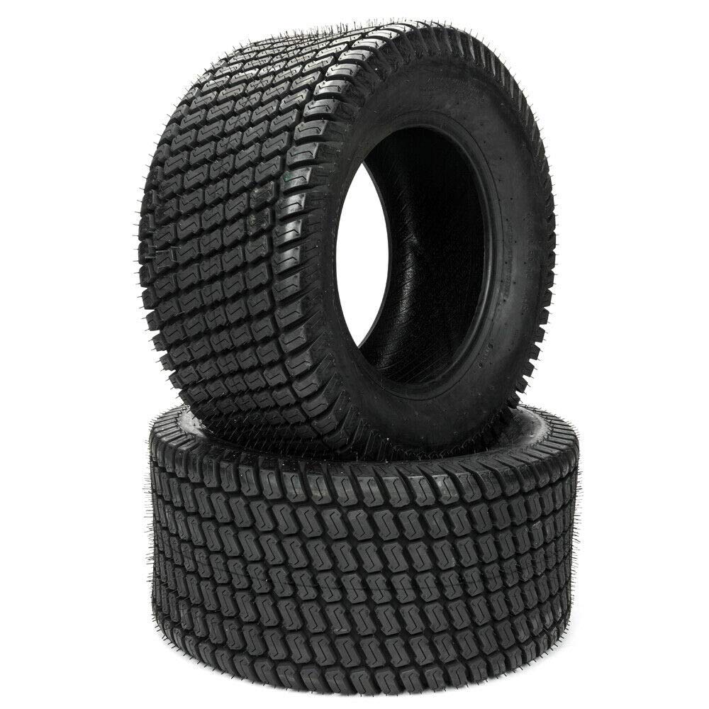 Sunroad 2Pcs 24X12.00-12 8Pr Turf Tires Replacement For Lawn & Garden Mower Lawnmower Golf Cart Turf Tread Tubeless