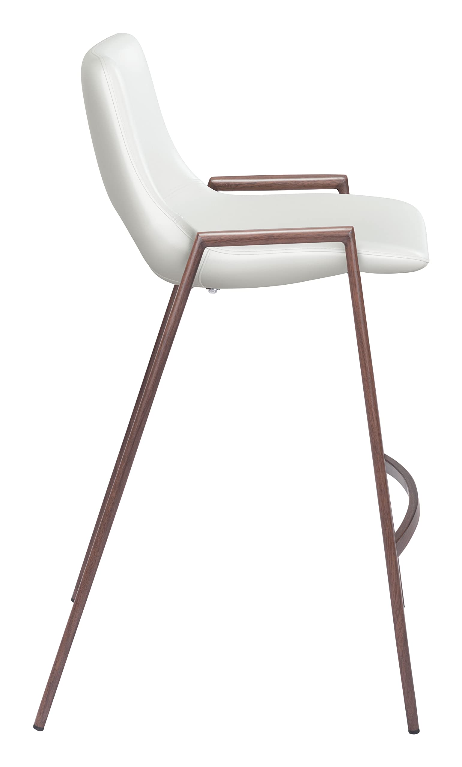 Zuo Modern Counter Chair (Set of 2) White Desi