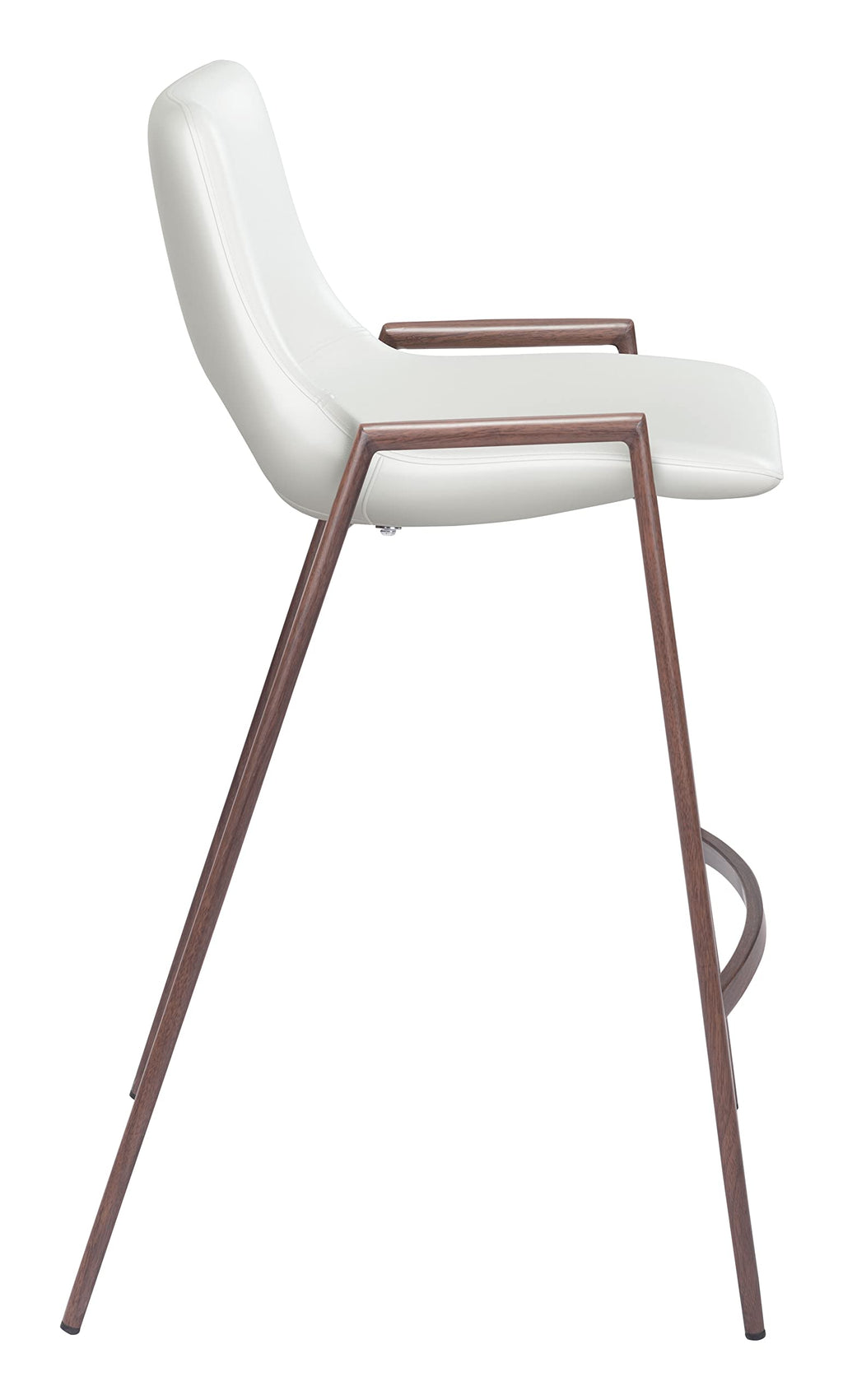 Zuo Modern Counter Chair (Set of 2) White Desi