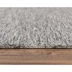 Rizzy Home Alora Decor Winston 5' X 8' Speckled Solid Gray/Charcoal/Black Area Rug