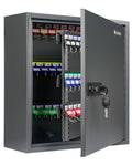 Uniclife 120 Position Key Cabinet With Combination And Key Lock Resettable Black Digital Security Storage Box Steel Key Organize