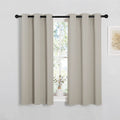 Nicetown Natural Blackout Shack Curtains Noise Reducing, Thermal Insulated And Privacy Room Darkening Drape Panels For Boy'S Gue
