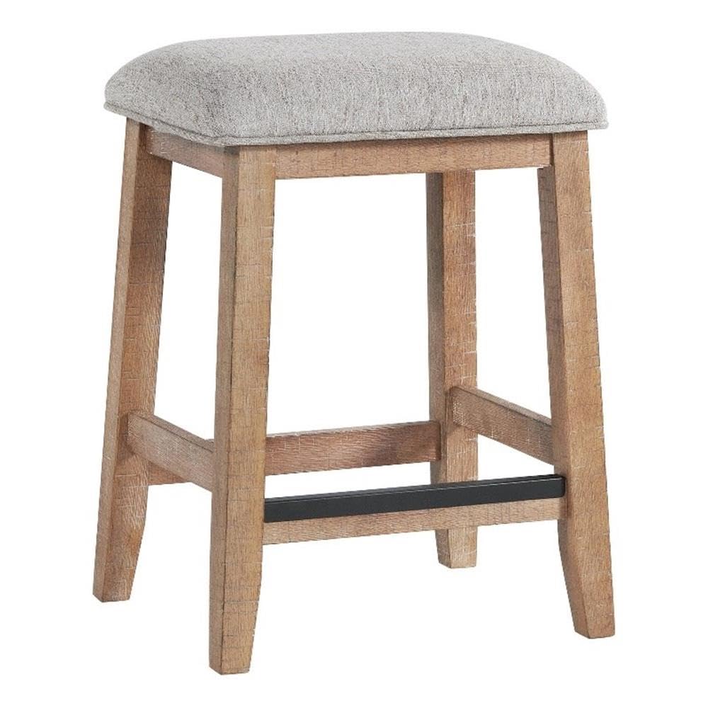 Intercon Highland Backless Bar Stool with Cushion Seat, Set of 2, Sandwash