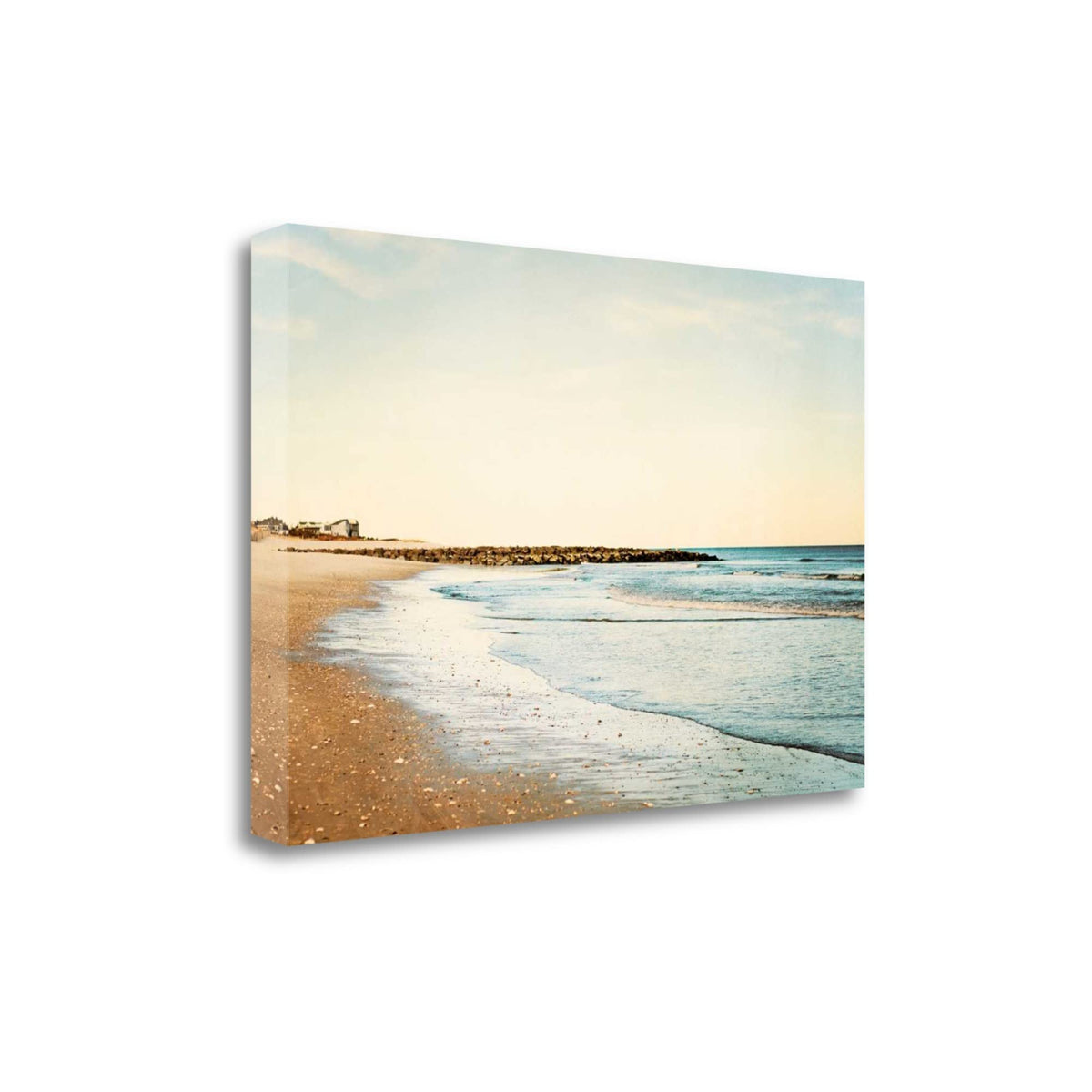 29' Turquoise Backwash Beautiful Coastal Beach Giclee Wrap Canvas Wall Art