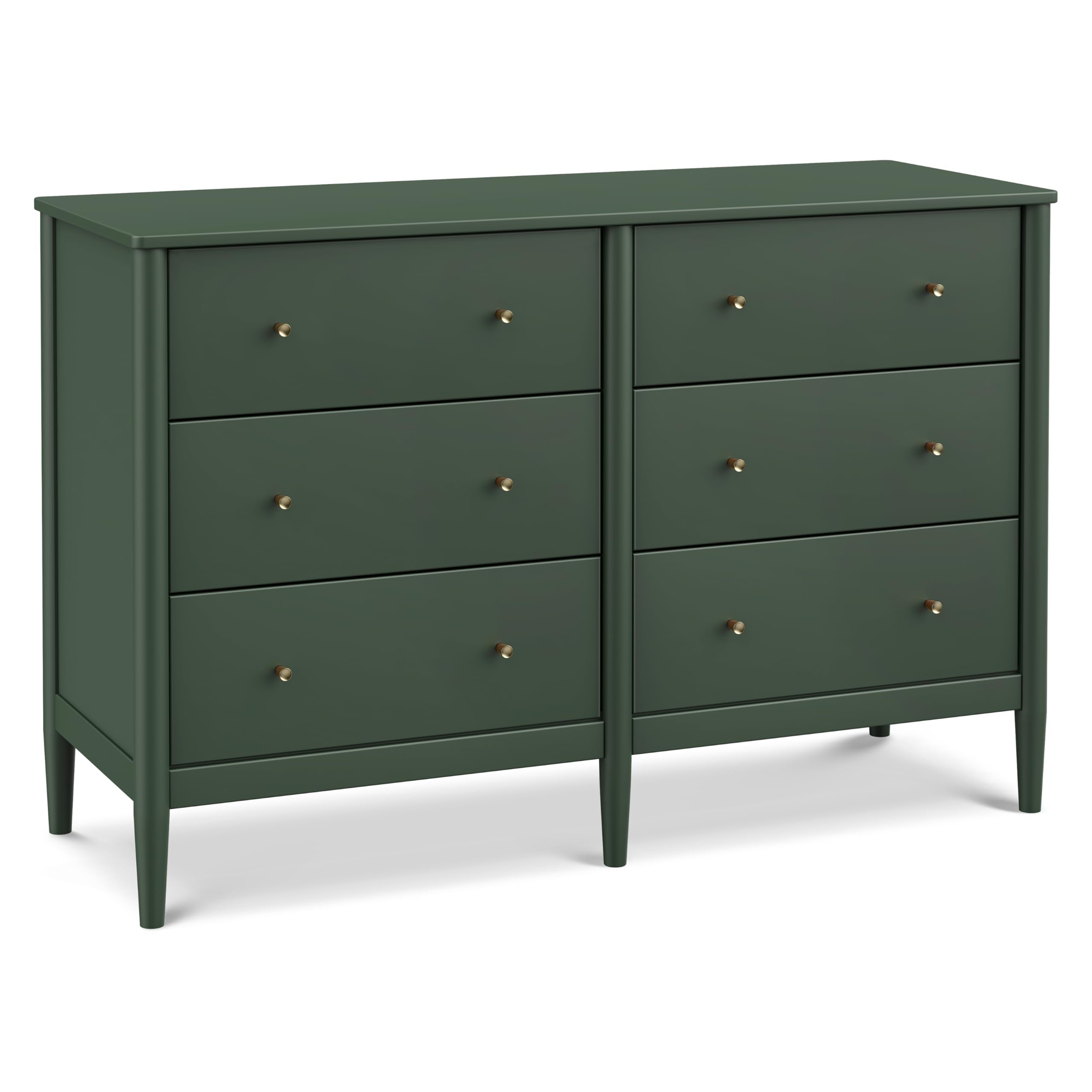 Davinci Frem 6-Drawer Dresser in Forest Green, GREENGUARD Gold Certified