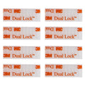 Ez Pass/Ipass/Izoom Toll Tag Mounting Kit - 4 Pcs (2 Sets) Reclosable Fastener Peel And Stick Adhesive Dual Lock Tape
