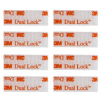 Ez Pass/Ipass/Izoom Toll Tag Mounting Kit - 4 Pcs (2 Sets) Reclosable Fastener Peel And Stick Adhesive Dual Lock Tape