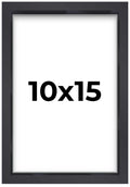 10x15 Shadow Box Frame Contemporary Black | 1'' Depth of Usable Space| Interior Size 10x15 or 15x10 Inches| UV Resistant Acrylic