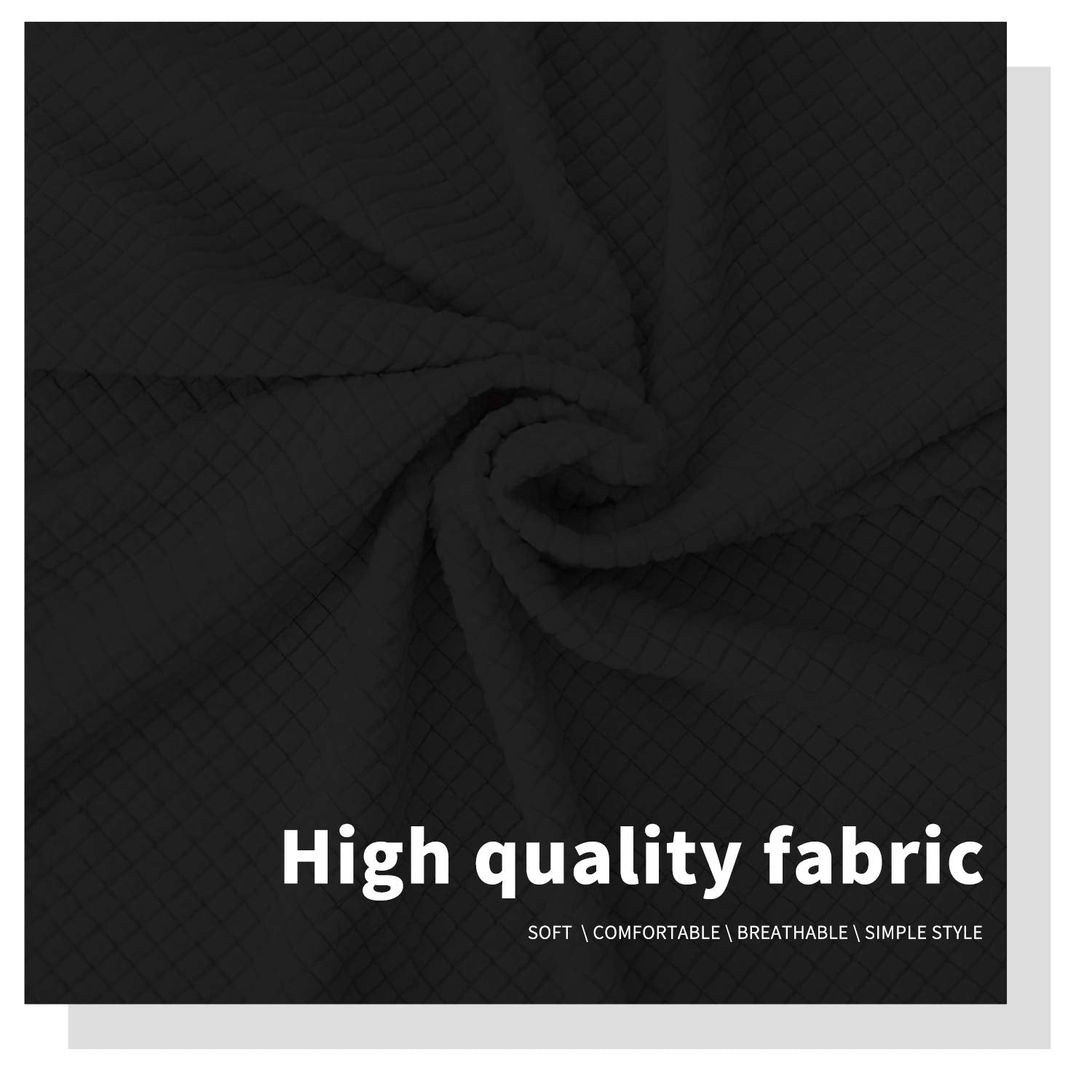 Easy-Going Stretch Bed Headboard Slipcover, Small Square Jacquard Furniture Cover, Dustproof Protector Cover For Bedroom Decor (