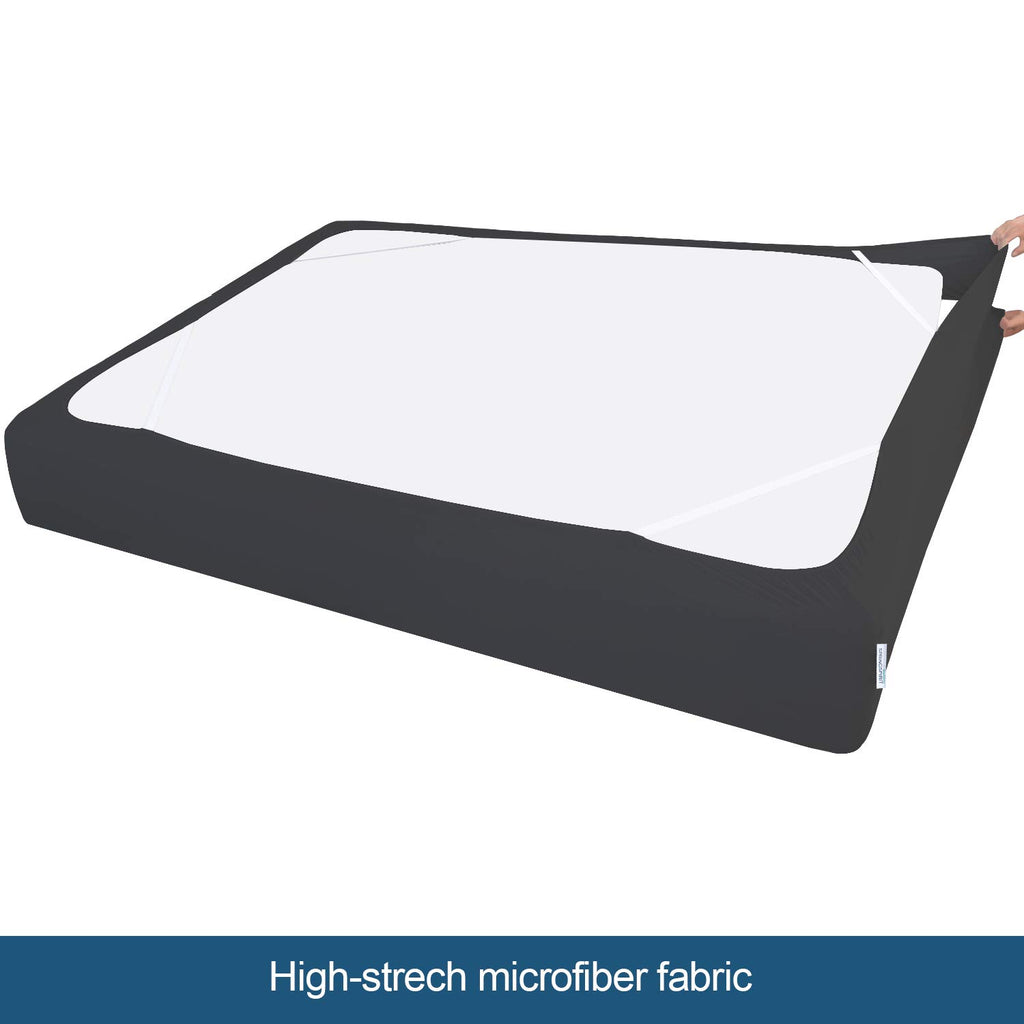 Box Spring Cover Full Size, Alternates For Bed Skirt, Smooth And Elastic Woven Material Wrap Around 4 Sides Of The Box Spring, W