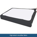 Box Spring Cover Full Size, Alternates For Bed Skirt, Smooth And Elastic Woven Material Wrap Around 4 Sides Of The Box Spring, W