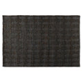 Baxton Studio Burma Modern And Contemporary Dark Grey Handknotted Hemp Area Rug