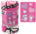 SANRIO My Melody Kuromi Fleece Throw Blanket  45x60 Pink Soft Blanket