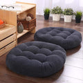 Tiita Indoor/Outdoor Round Seat Cushions 22' X 22' Meditation Floor Pillows Set Of 2 For Seating Reading Book Patio Chair Pads