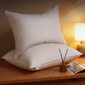 Bhz Goose Down Feather Pillows Standard Size Set Of 2 Pack, Luxury Hotel Alternative Collection Bed Pillow For Sleeping Firm Sof