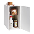 Yamazaki Home Tower Bread Box Keeper Holder Container, Metal Bread Holder Saver, Slim Space Saving Counter Storage - Vertical - 