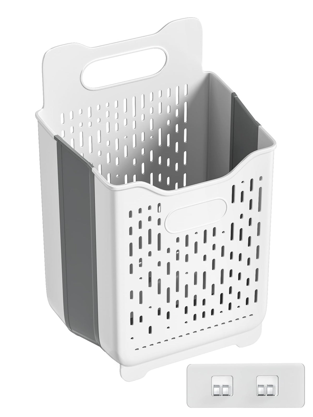 Spreezy Collapsible Laundry Basket Plastic,Small Laundry Hamper 18L(4.5Gal)