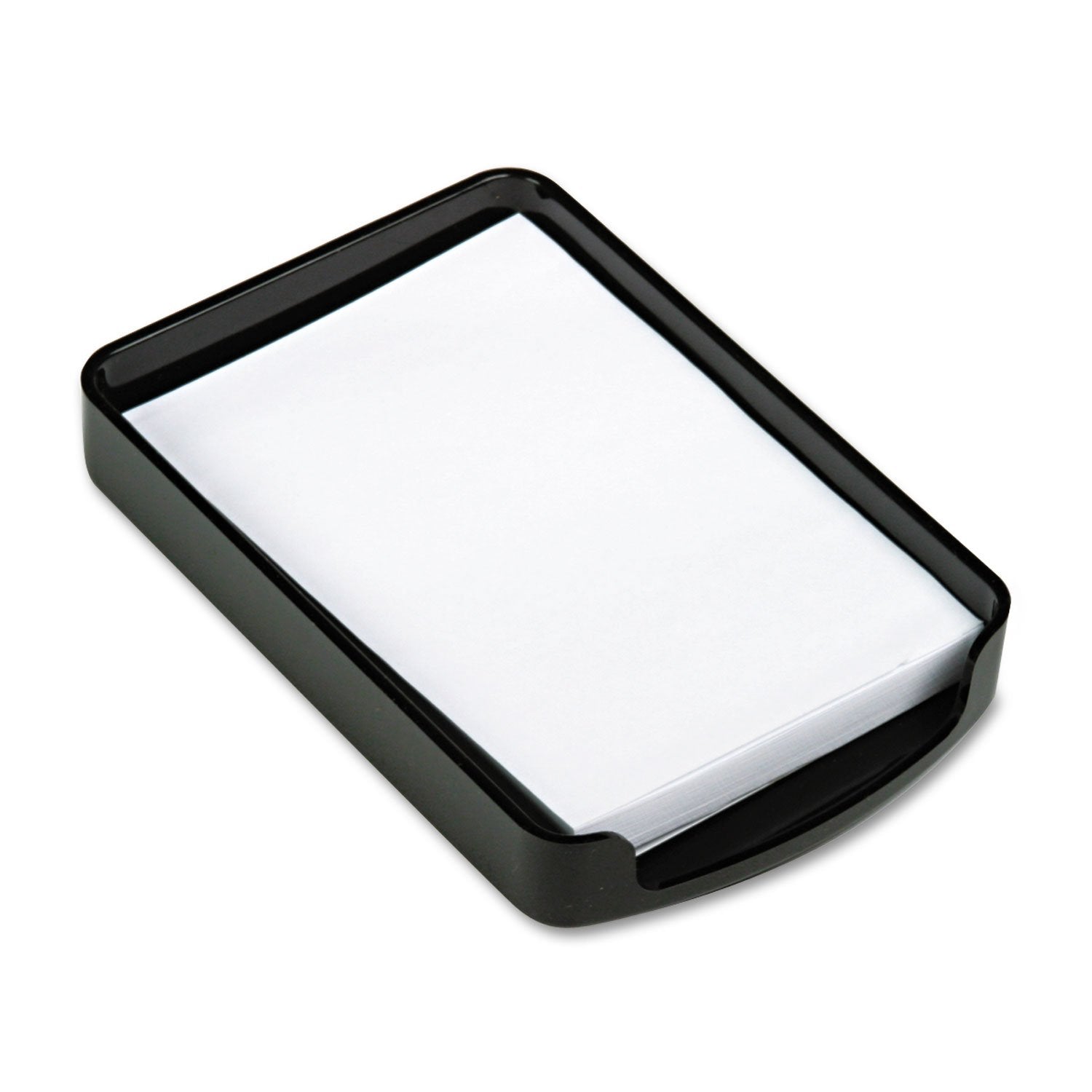 Officemate 2200 Series Memo Holder, Plastic, 4W X 6D, Black