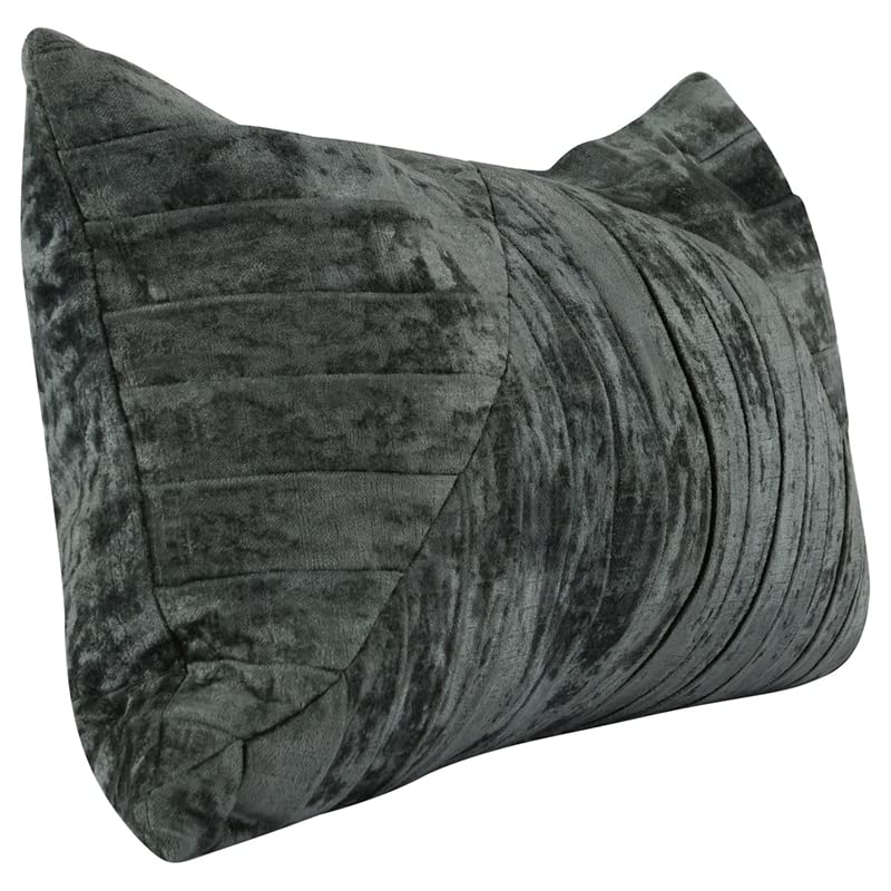 Kosas Home Laurant 14X26 Transitional Velvet Throw Pillow In Forest Green