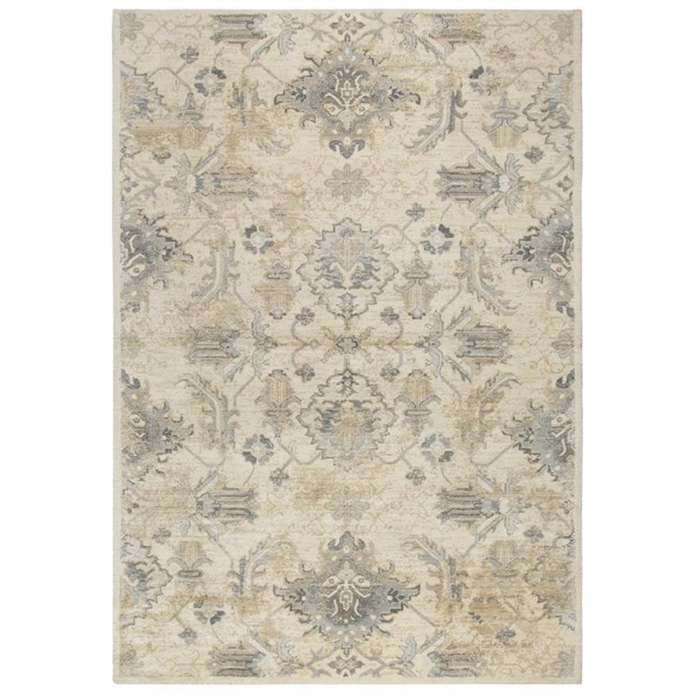 Rizzy Home Alora Decor Euphoria 5' X 8' Lt. Beige/Gray/Rust/Blue Hybrid Area Rug