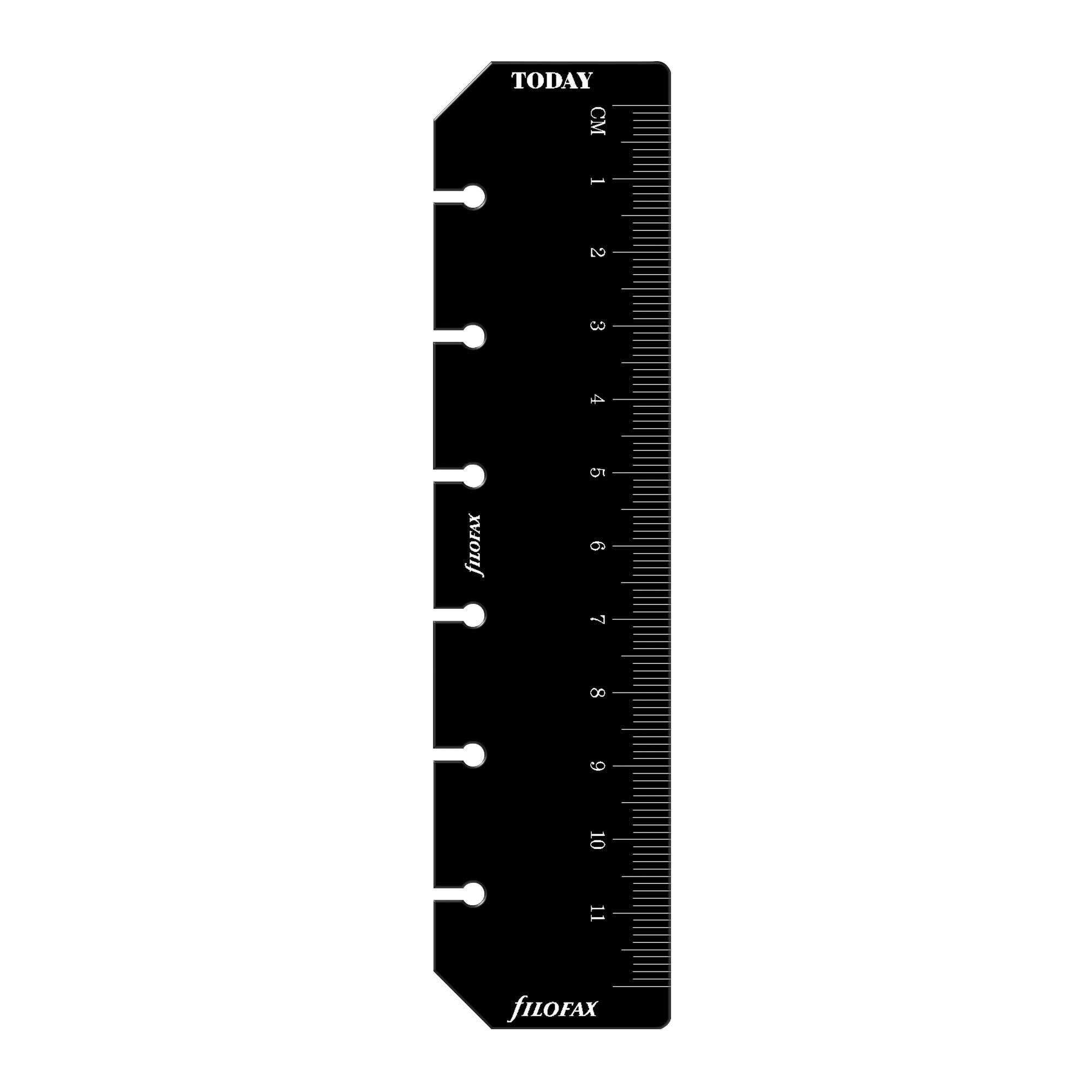 Filofax Pocket Black Ruler (B213609)
