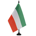 Kuwait Table Flag 5' X 8' - Kuwaiti Desk Flag 21 X 14 Cm - Black Plastic Stick And Base - Az Flag
