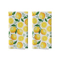 Zelkome Lemon Kitchen Towels, 18 x 26 Microfiber Dish Towels Set of 2