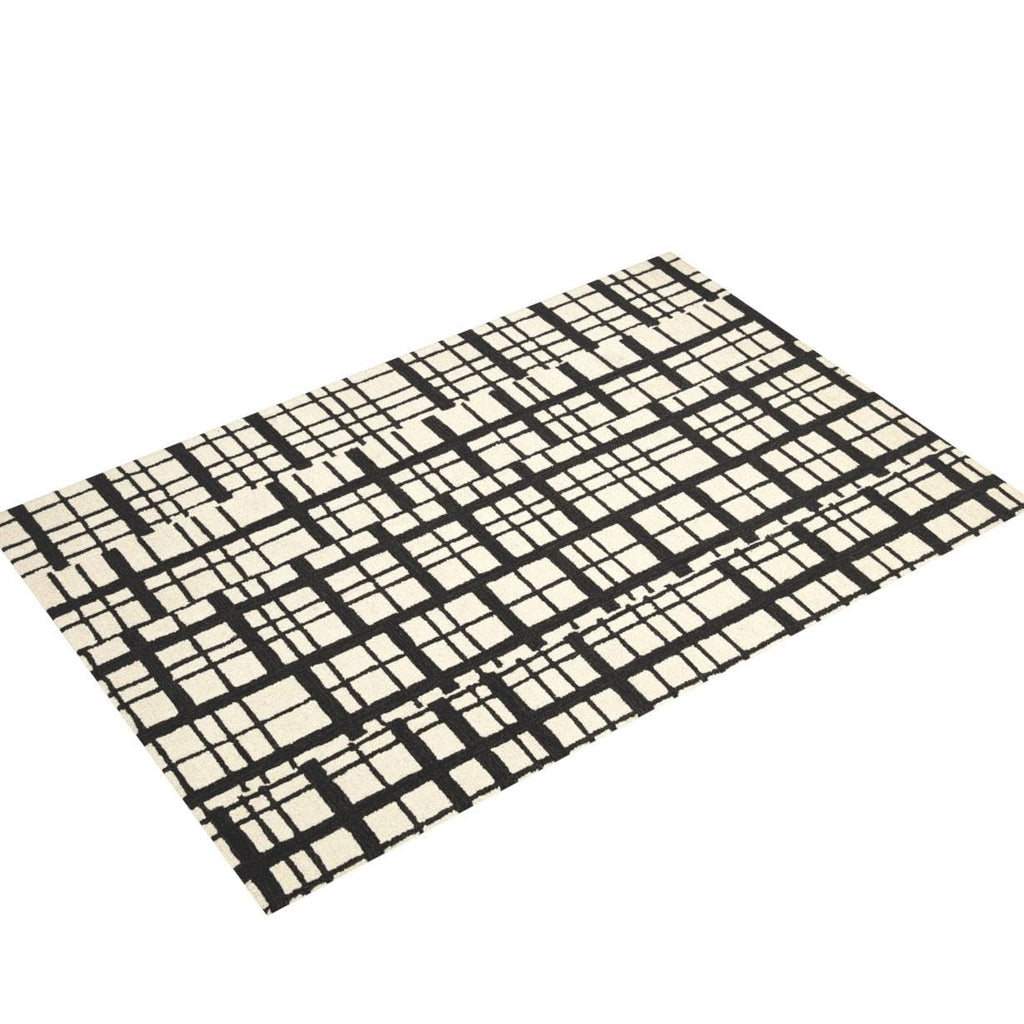 Loloi Chris Loves Julia X Polly Black/Ivory 5'-0'' X 7'-6'' Area Rug