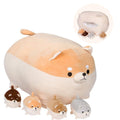 Pixiecrush Stuffy Little Toys For Ages 3-8 - Cute Mommy Shiba Inu With 4 Puppies - Magical Pillow Plushie - Enchanting Stuffed C