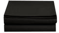Luxury Flat Sheet On Amazon Elegant Comfort Wrinkle-Free 1500 Premier Hotel Quality 1-Piece Flat Sheet, King Size, Black