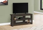 Monarch Specialties I 2514 Tv Stand, 42 Inch, Console, Media Entertainment Center, Storage Shelves, Living Room, Bedroom, Laminate, Brown, Contemporary, Modern