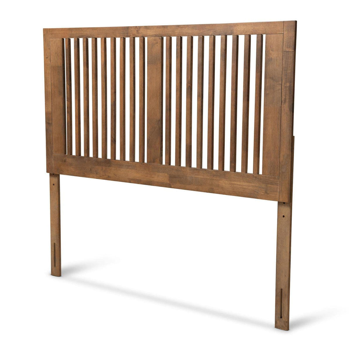 Baxton Studio Harena Modern and Contemporary Transitional Ash Walnut Finished Wood King Size Headboard