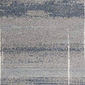HomeRoots Polypropylene 3'x5' Blue Machine Woven Ombre Indoor Area Rug