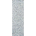 Rizzy Home Alora Decor London 2'6" X 8' Trellis Blue/Gray/Rust/Blue Hand-Tufted Area Rug