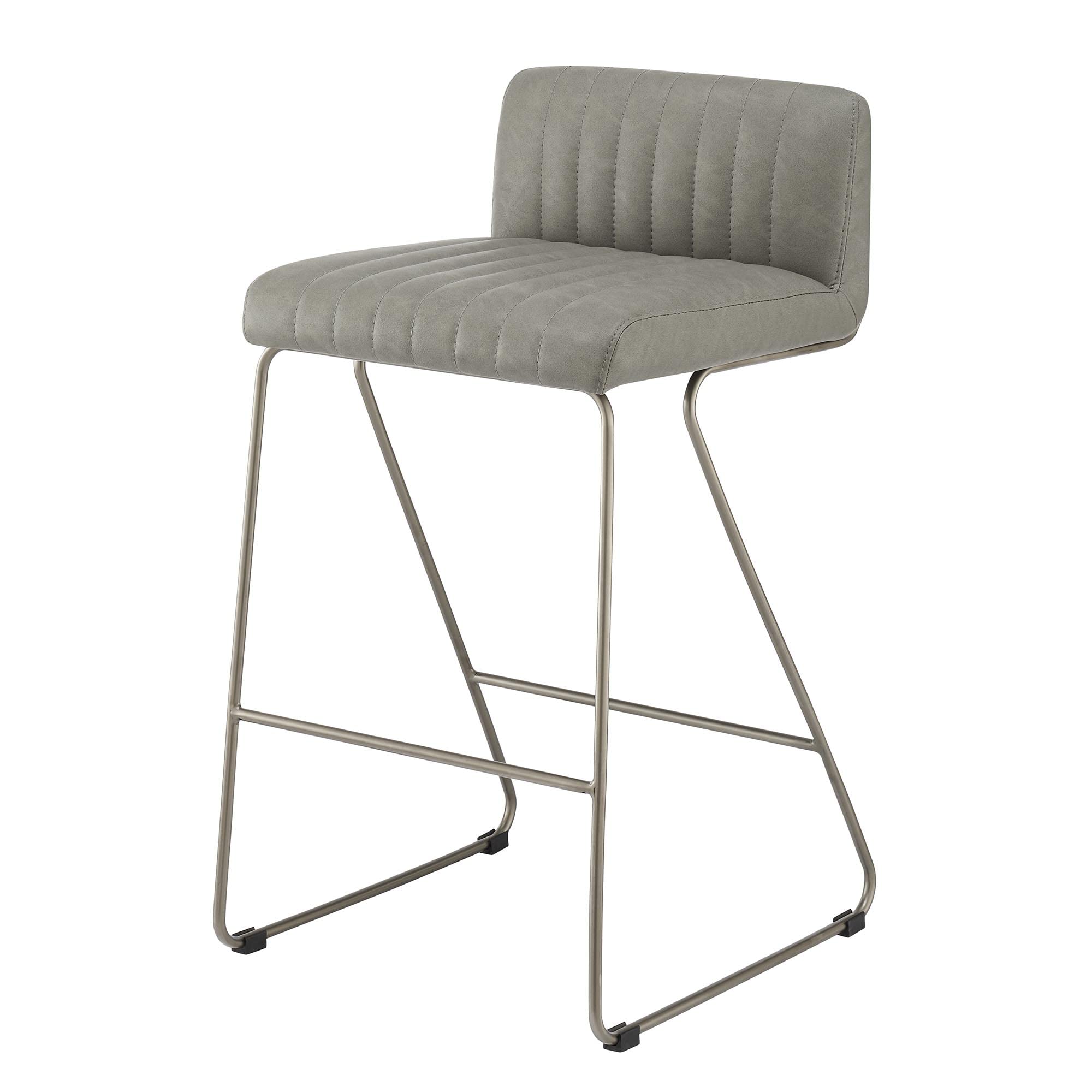 Npd Furniture And More Raoul Pu Counter Stool, Antique Graphite Gray