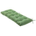 Qilloway Indoor/Outdoor Bench Cushion,51-Inches (Mallard/Forest Green)