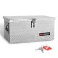Forwode 20 Inch Truck Bed Tool Box Aluminum Heavy Duty Trailer Tool Box For Pickup Truck Bed Rv Toolbox With Handle And Lock - S